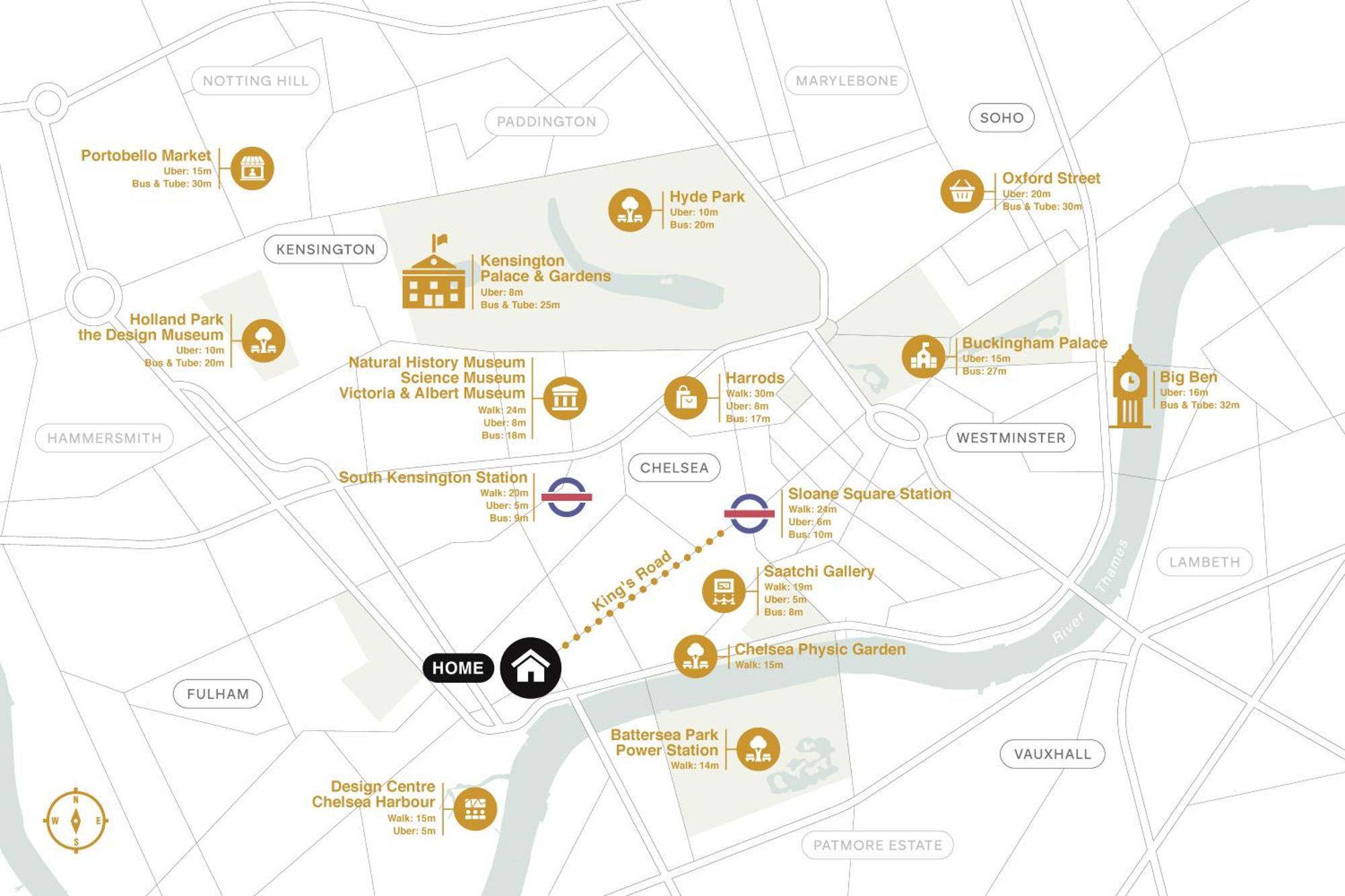 Kings Road Stylish Apartment In Chelsea Λονδίνο Εξωτερικό φωτογραφία
